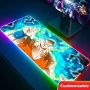 Eco-friendly Dragon Ball Luminous RGB LED Mouse Pad 4mm Thickness for Gaming Keyboard USB Anti-slip Rubber Base Desk Mat